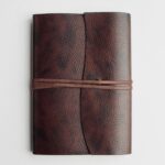a leather folio